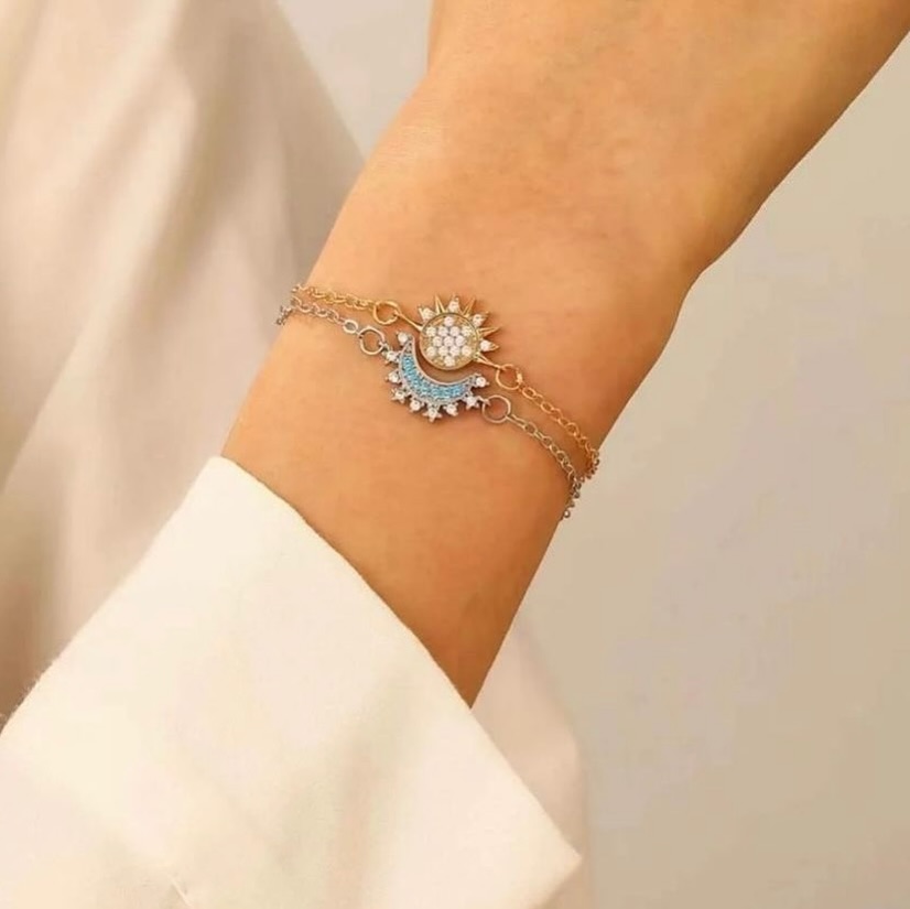 Miniatura 5 de Pulsera Duo Sol y Luna +CAJAREG